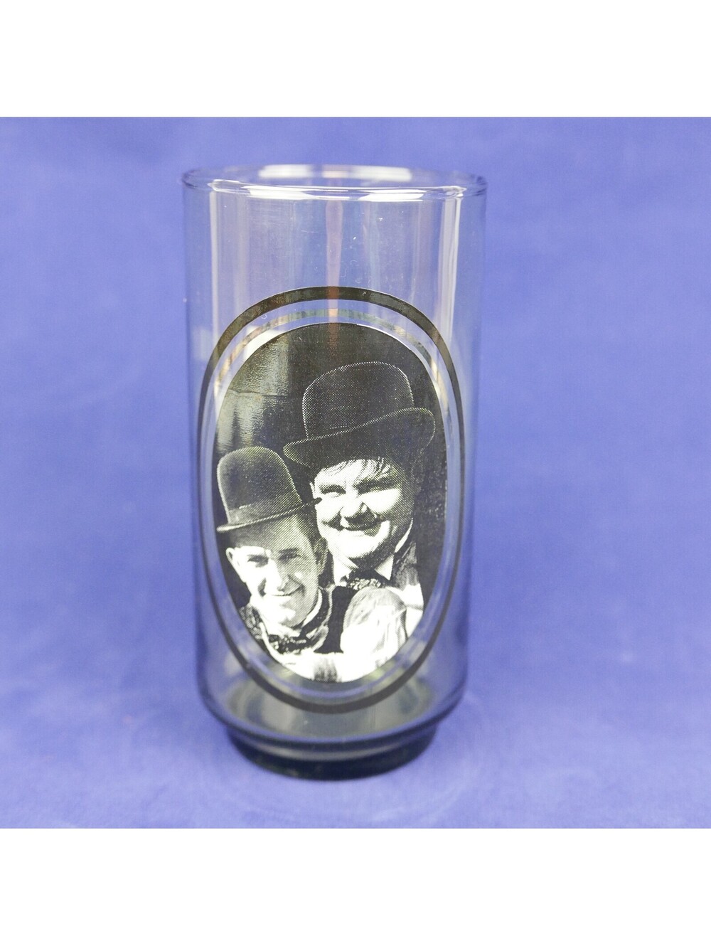 Vintage 1979 Arby's Collector Series Laurel & Hardy Glass #3 Wrong Again Smoked